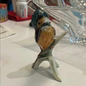 Vintage Goebel Kingfisher bird figurine West Germany